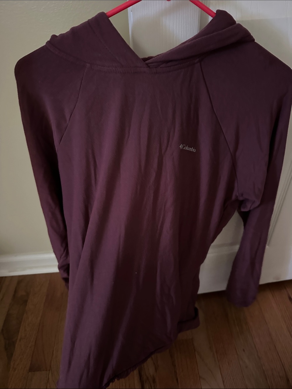 Columbia Plum Hooded Long Sleeve Pullover